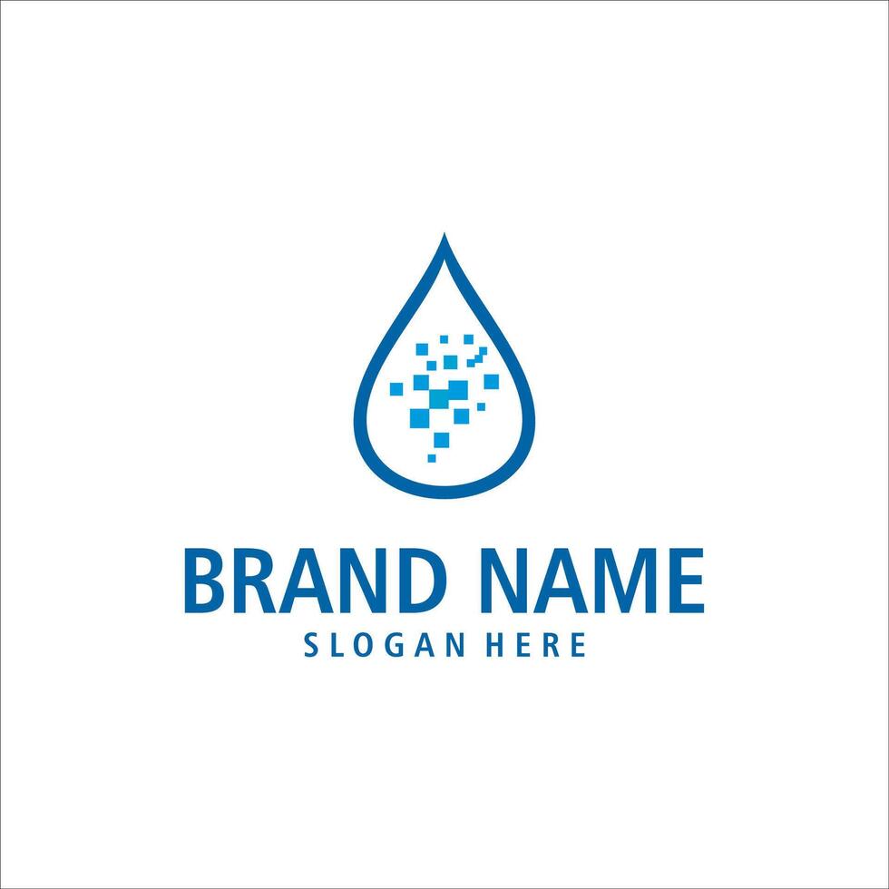 water abstract logo design illustration vector