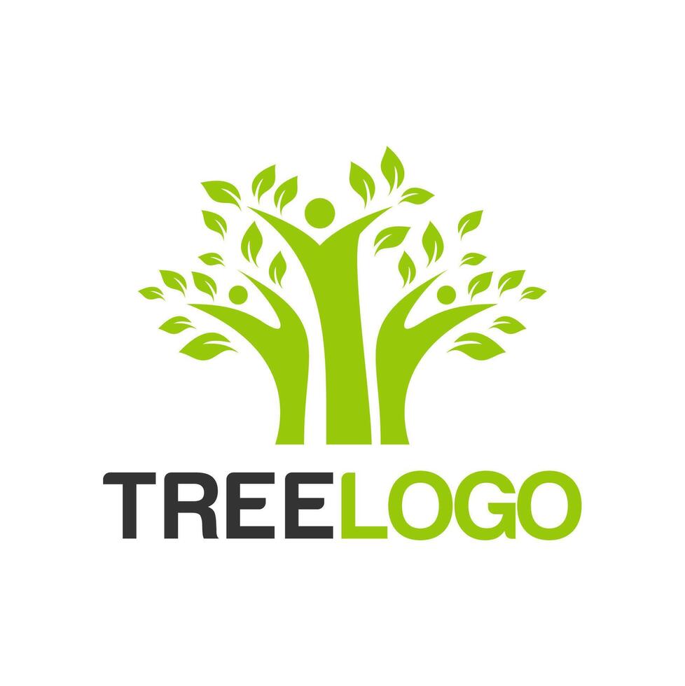 plant logo design illustration vector