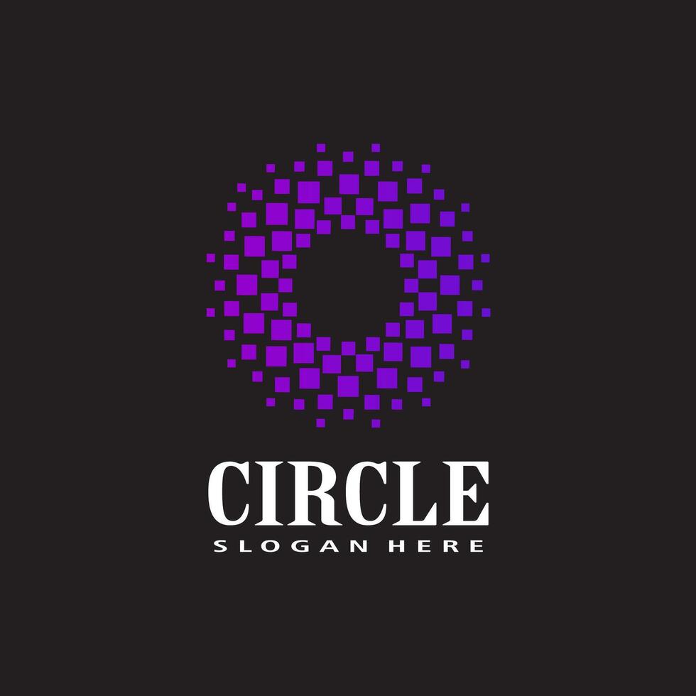 circle logo design illustration vector