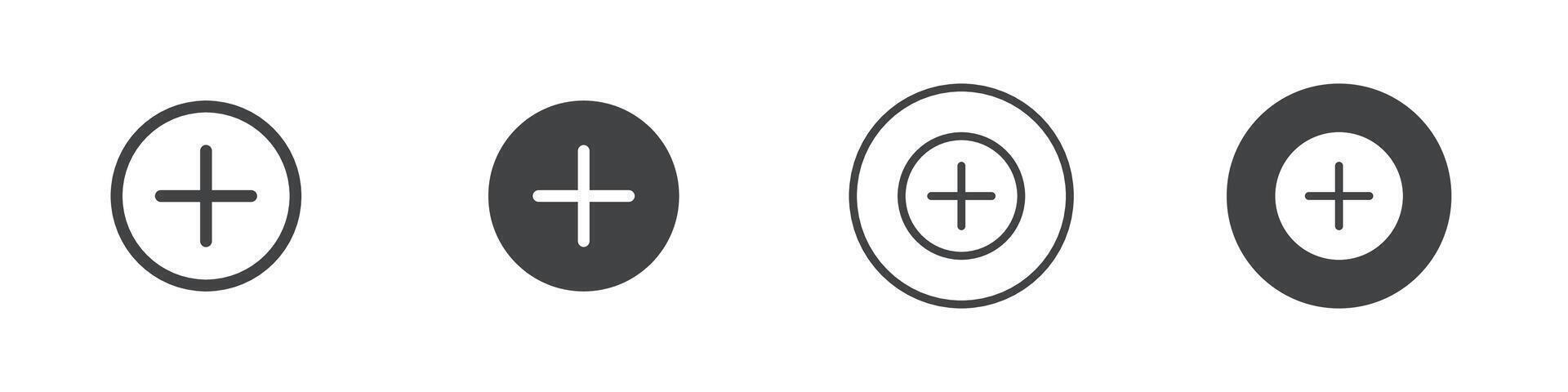 Add new icon logo outline vector