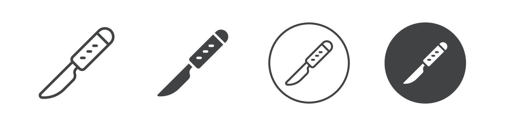 Surgery scalpel icon vector