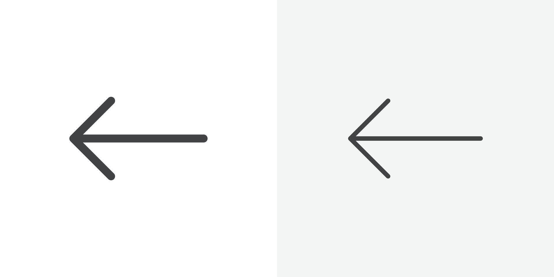 Arrow icon flat and simple set design vector