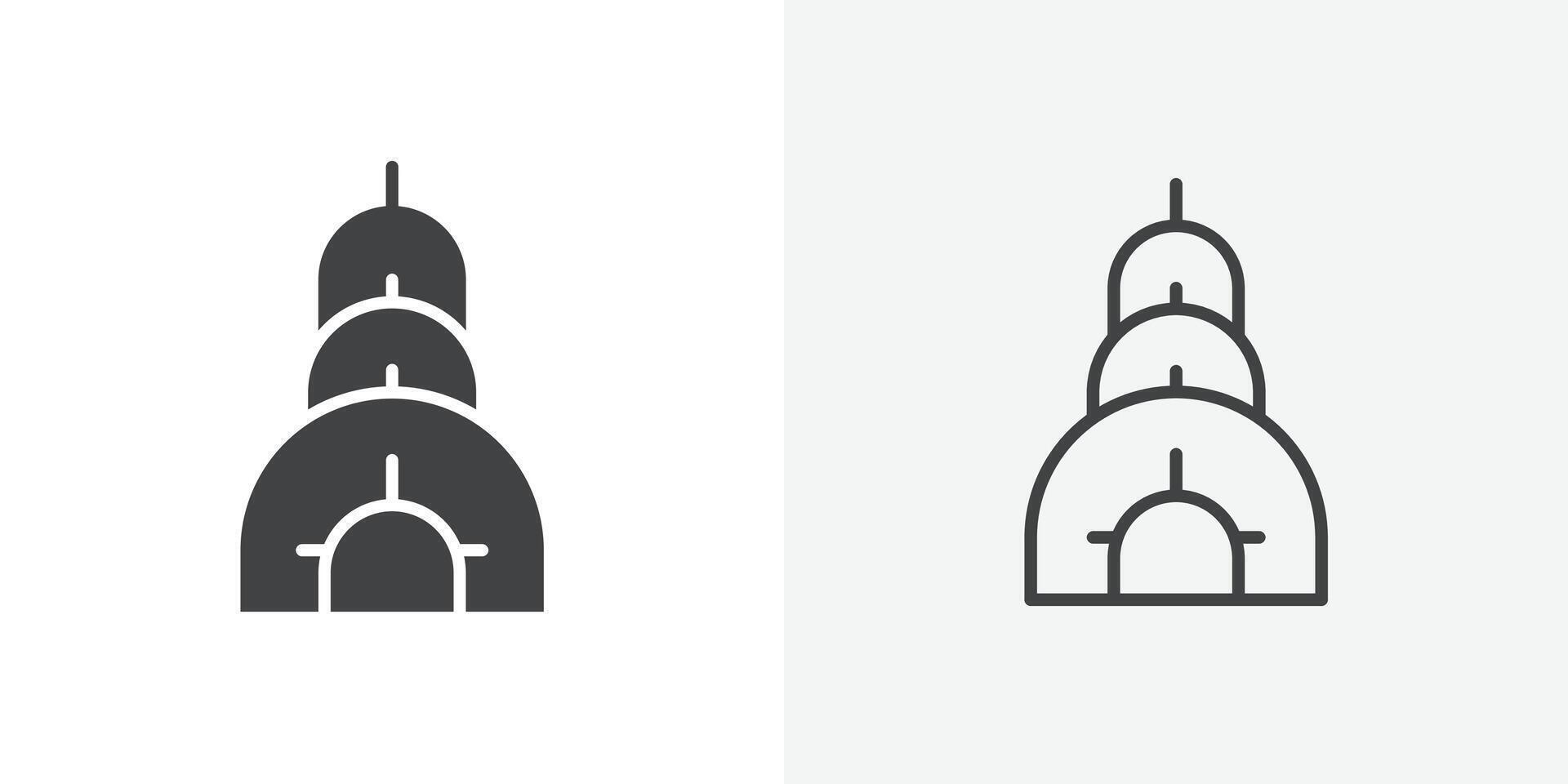 Chrysler icon flat and simple set design vector