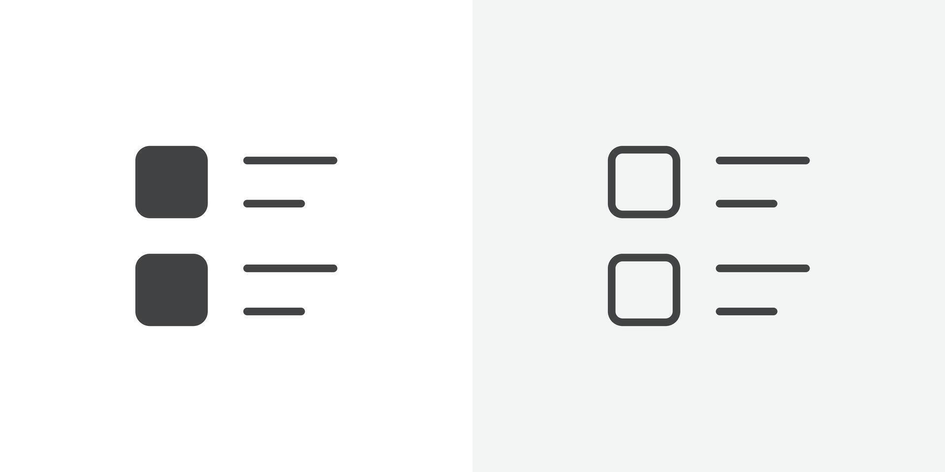 Details icon flat and simple set design vector