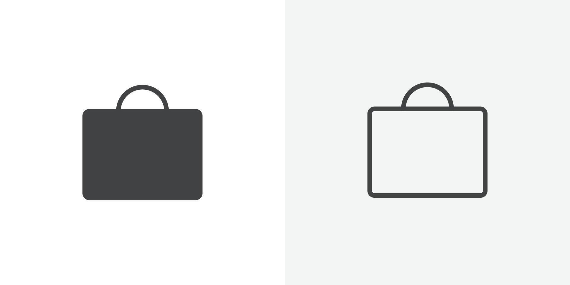 Shopping bag icon vector