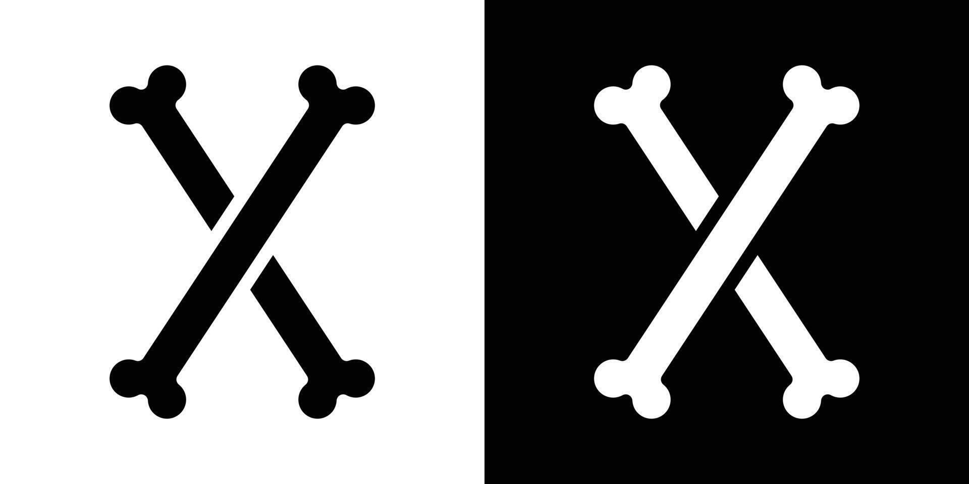 Bone icon design simple symbol vector