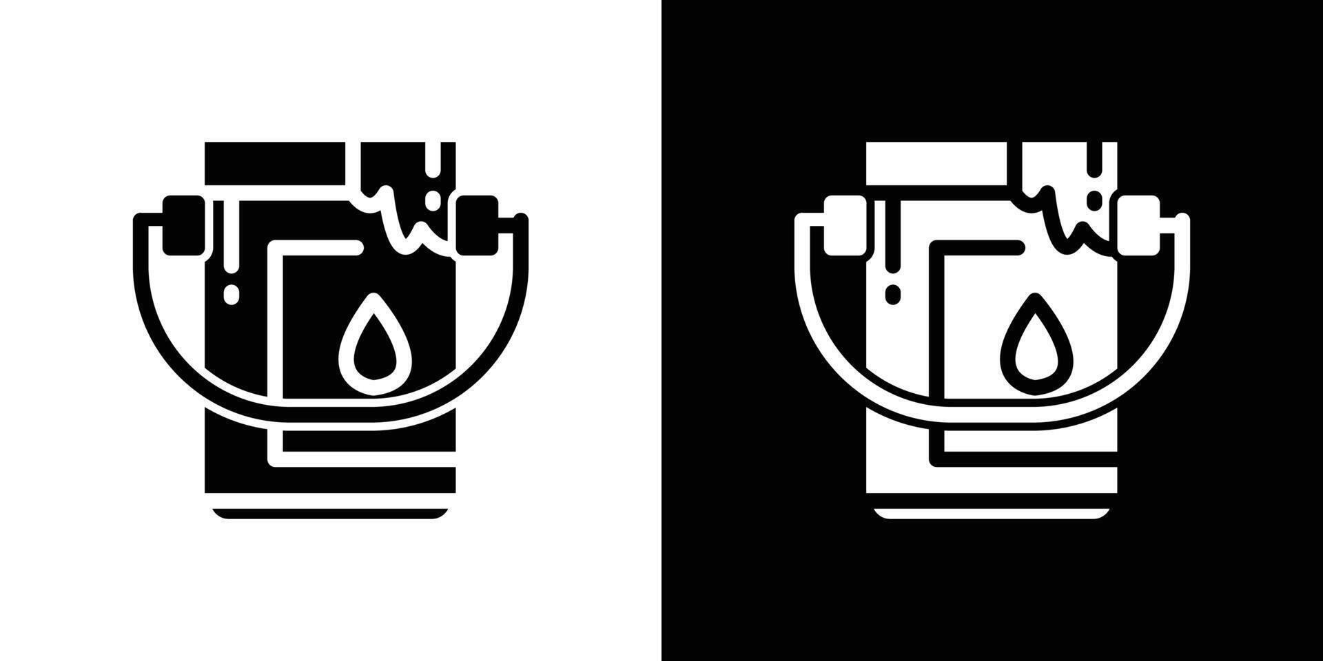 Bucket icon design simple symbol vector