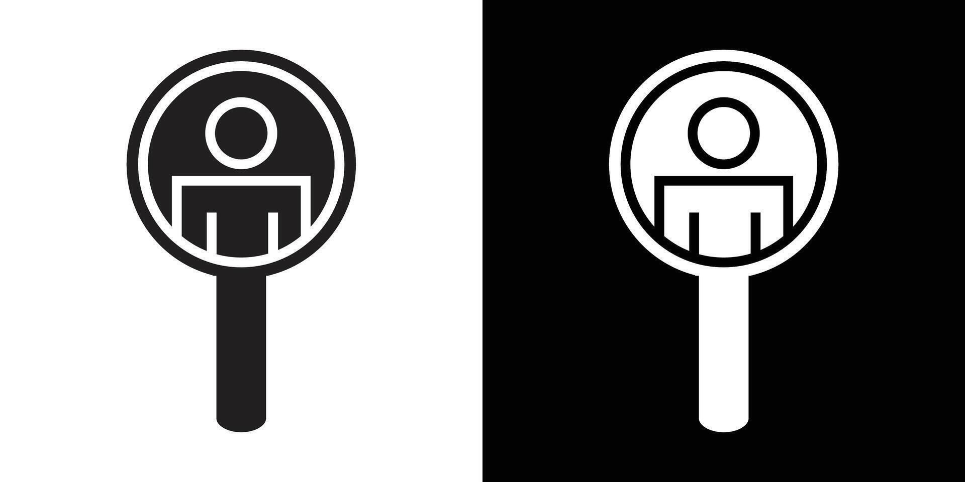 candidate icon simple symbol vector