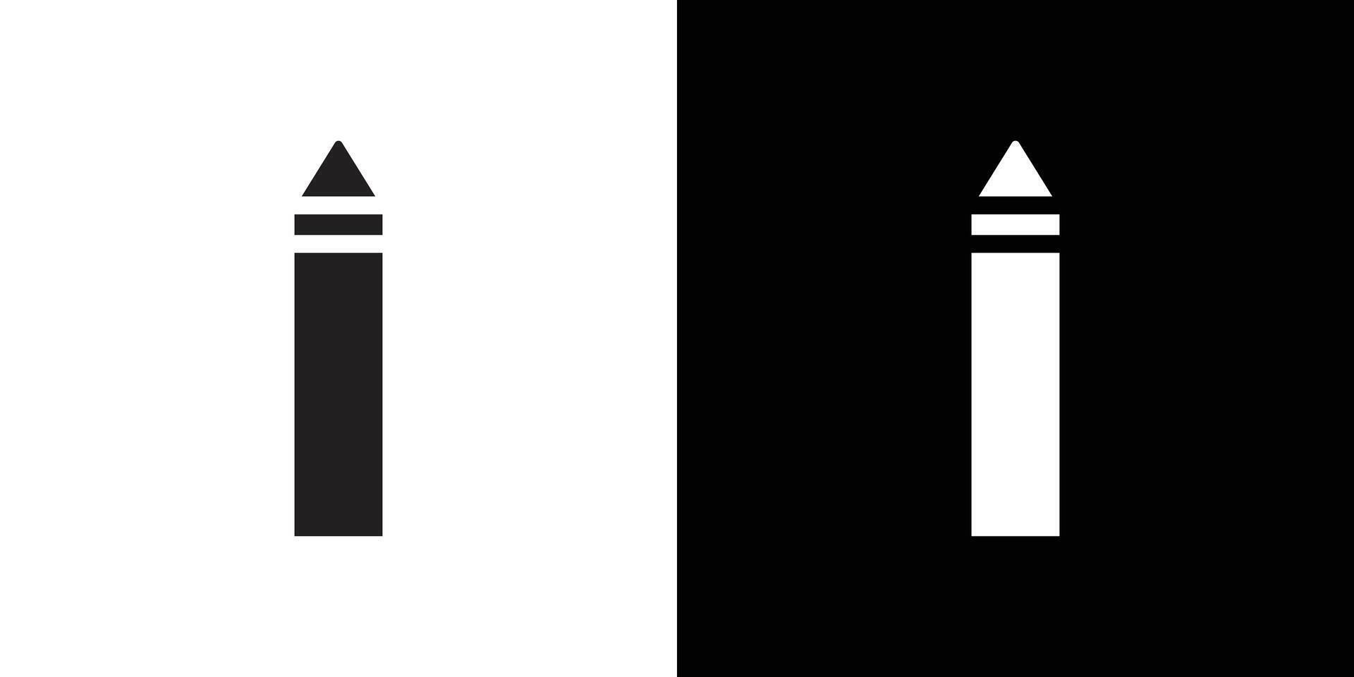 chalk icon simple symbol vector