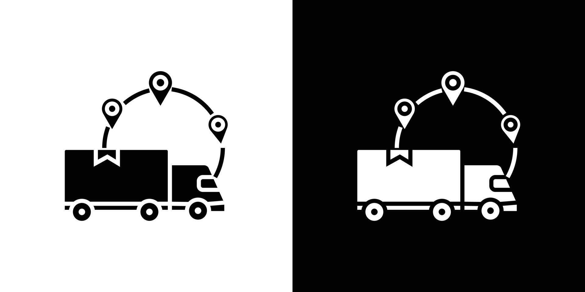 distribution icon simple symbol vector