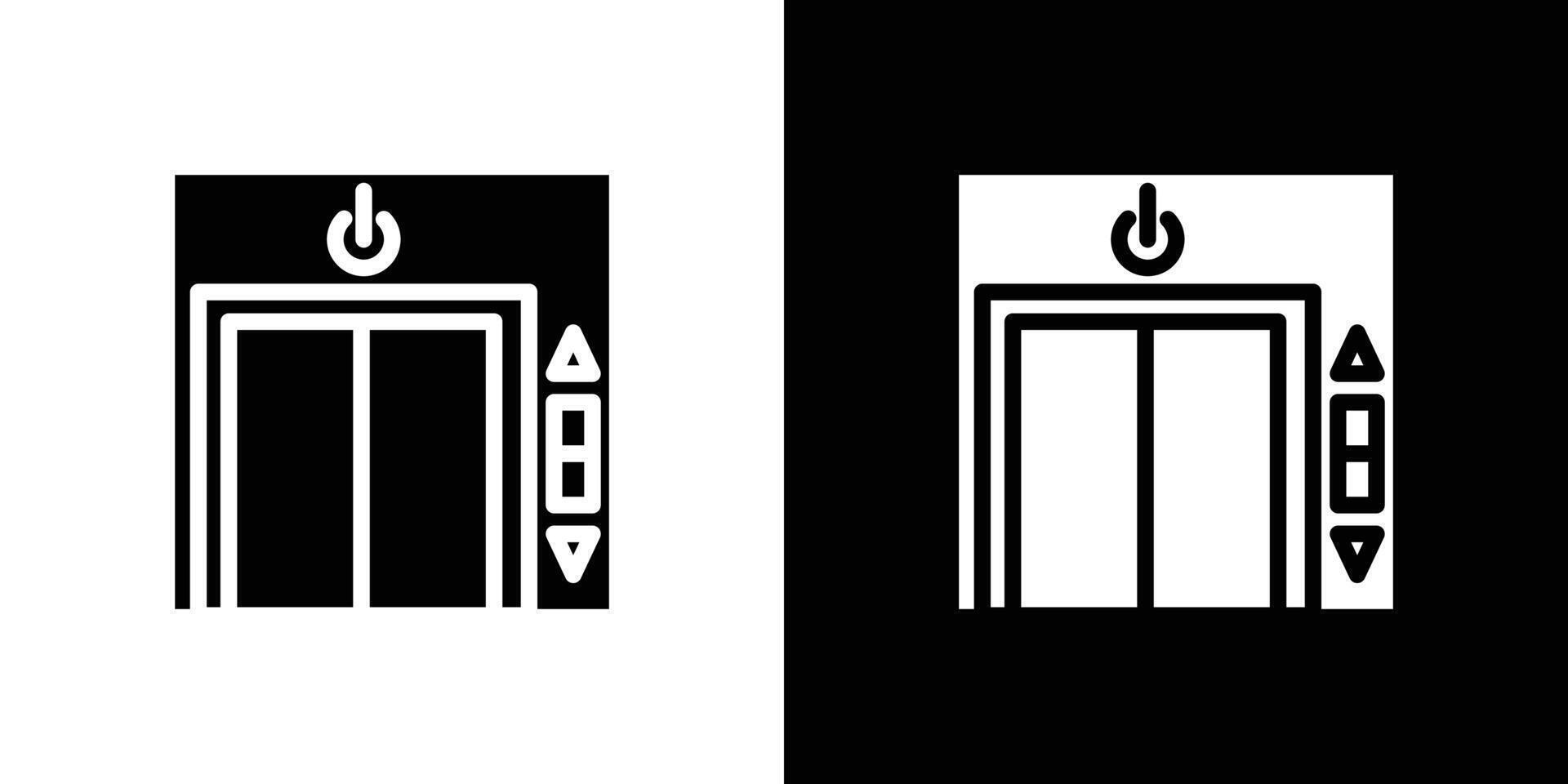 Elevator Lift icon design simple symbol vector