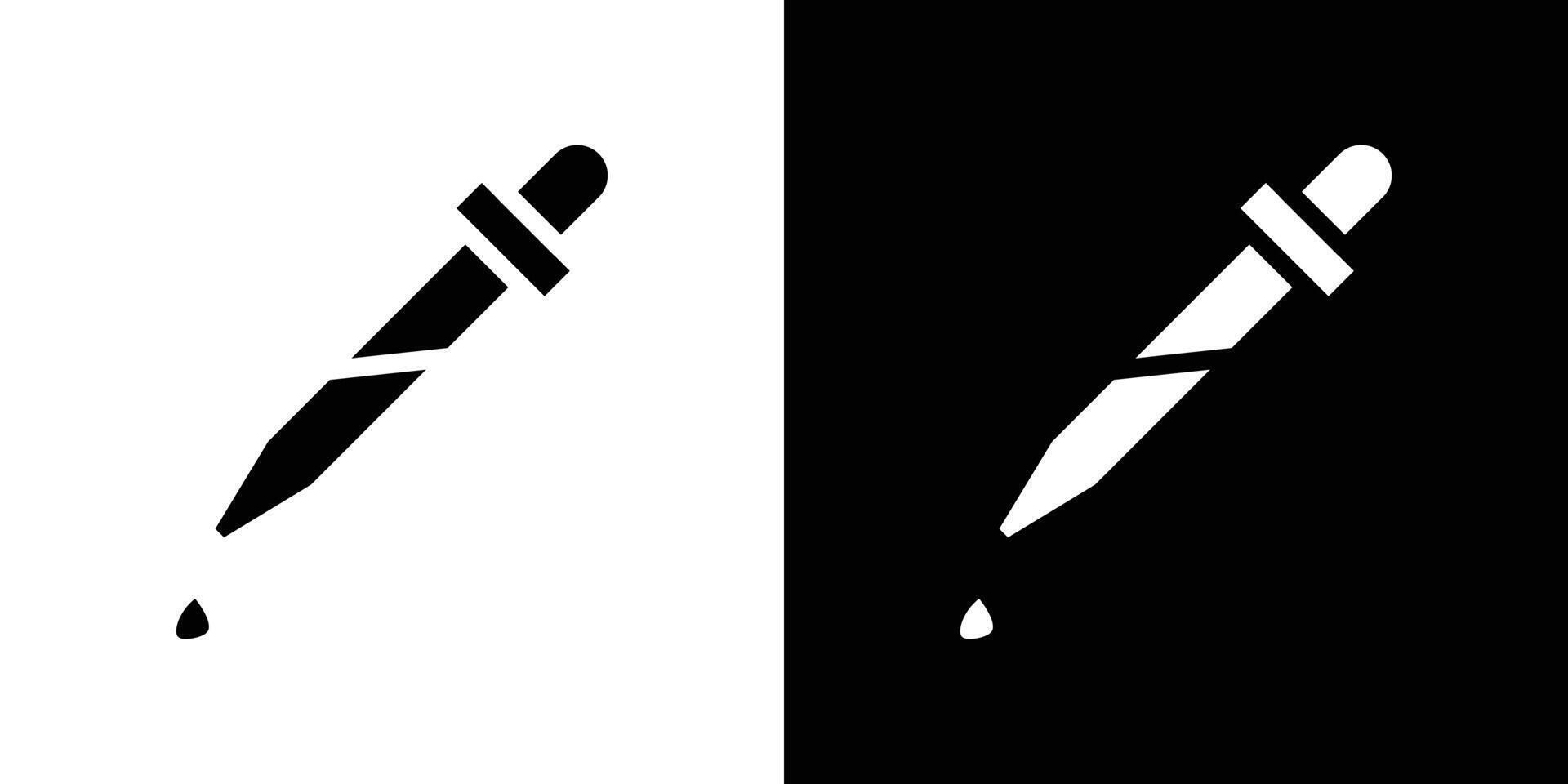 Pipette icon design simple symbol vector