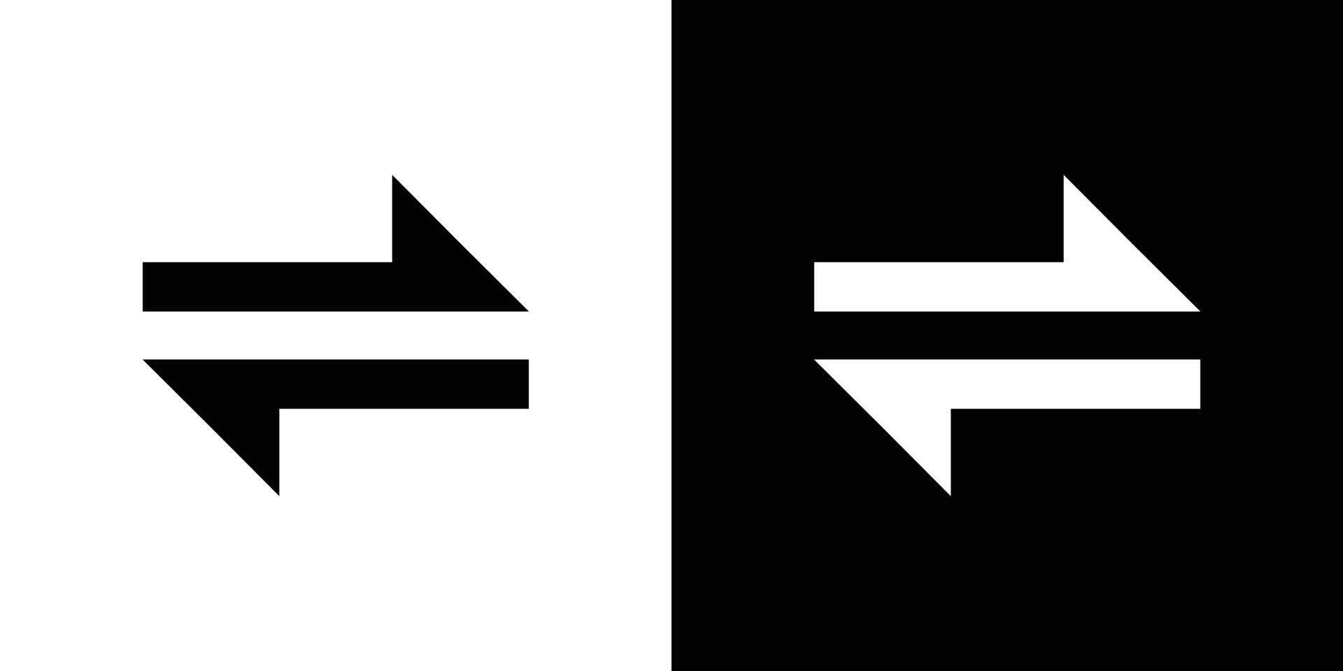 Swap icon design simple symbol vector