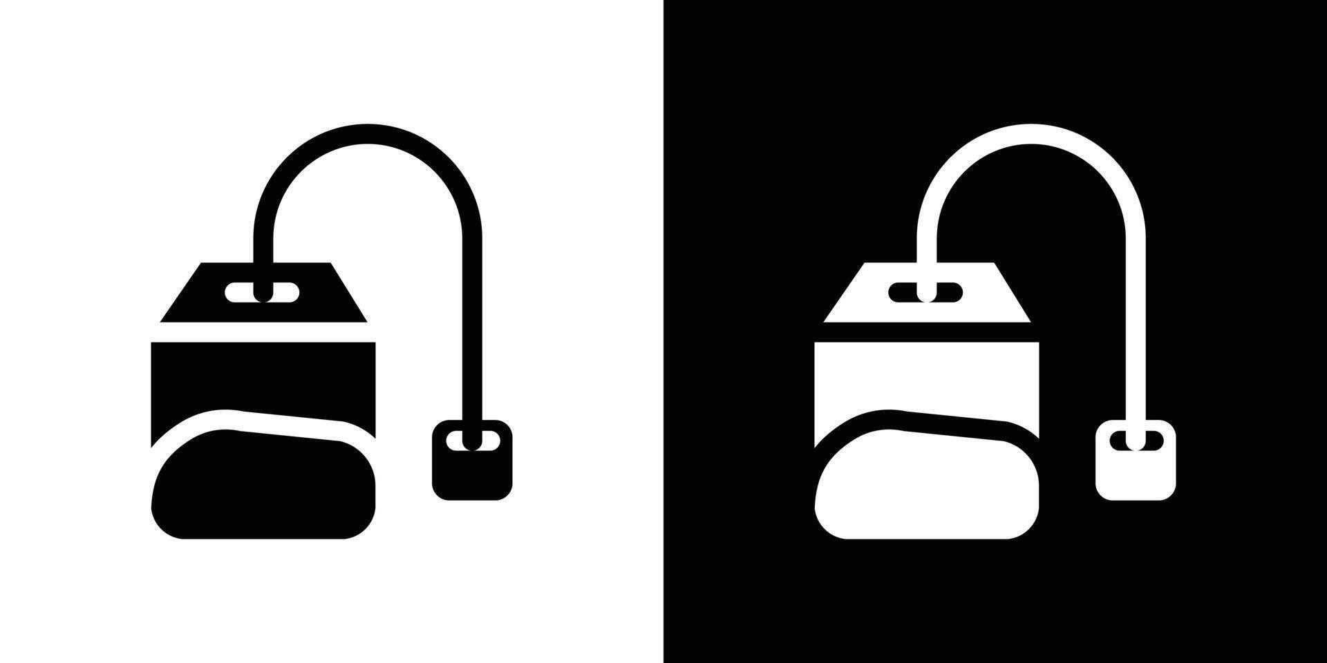 Tea bag icon design simple symbol vector