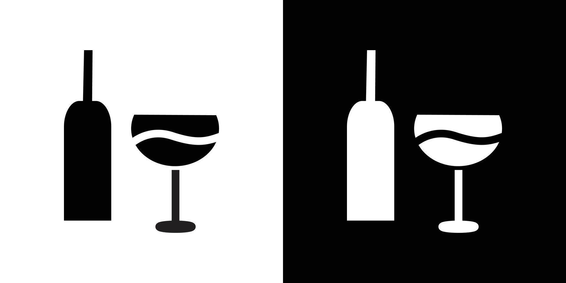 wine icon simple symbol vector