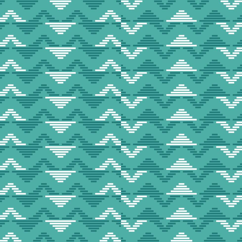 line pattern white and tosca color background vector