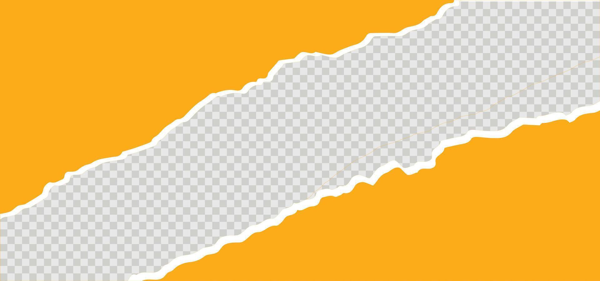 Torn pages ripped page edges vector