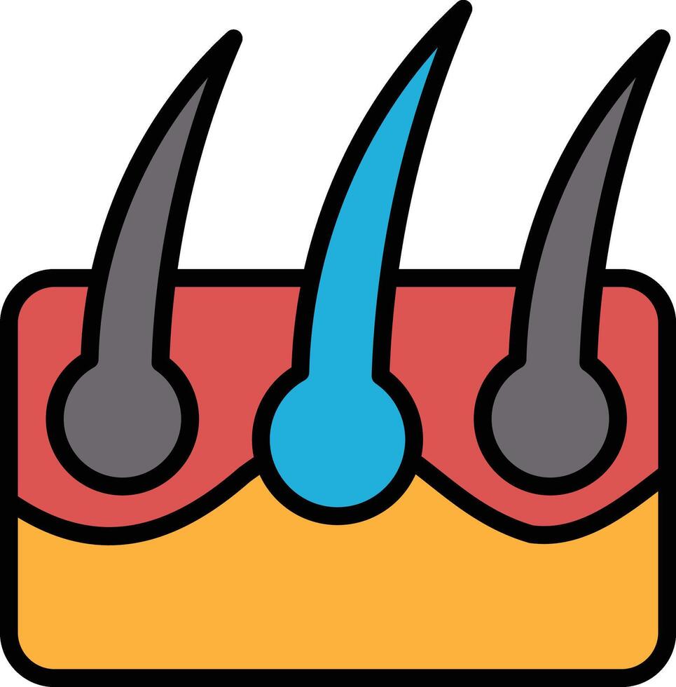 Illustration of pores in line art style. vector
