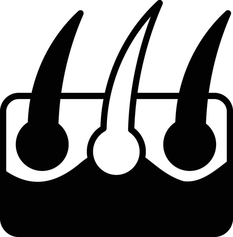 Illustration of pores in line art style. vector