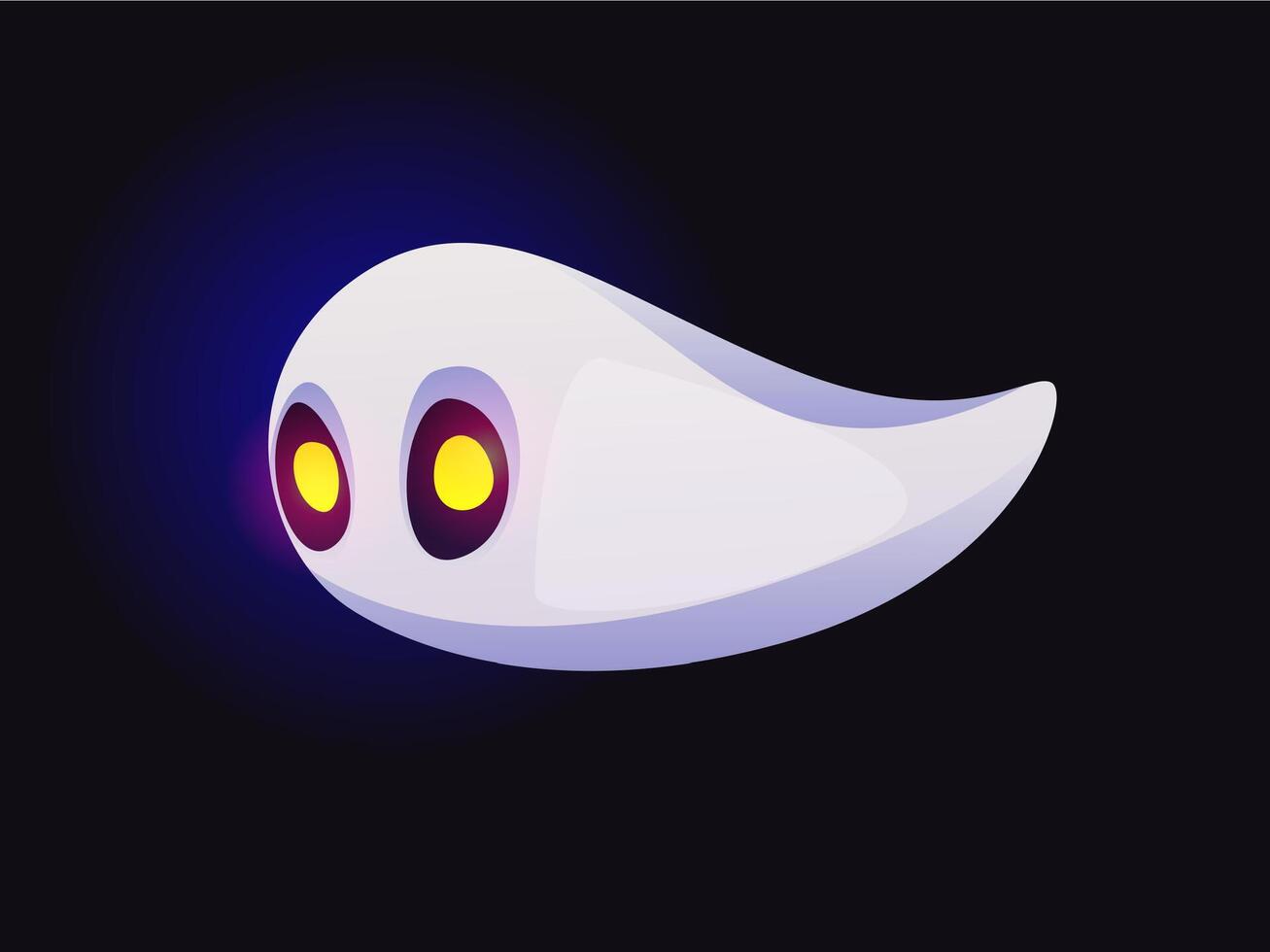 Halloween ghost font, dash punctuation sign spook vector