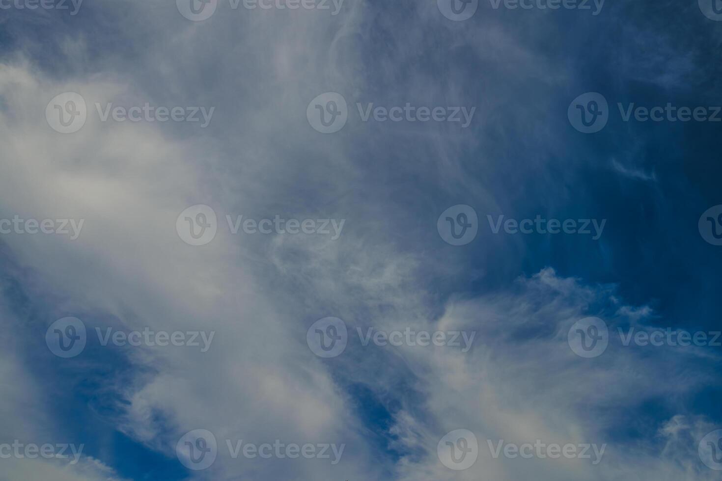 Blue sky background with clouds photo