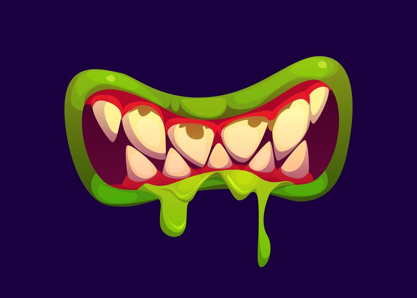 Amazon.com - Dark Monster Mouth Bumper Sticker Vinyl Decal 5