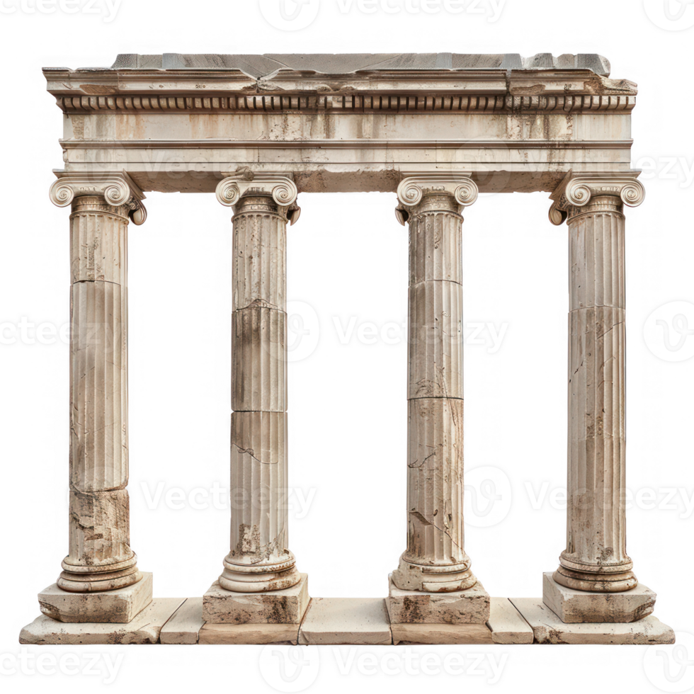 Pillars on transparency background png