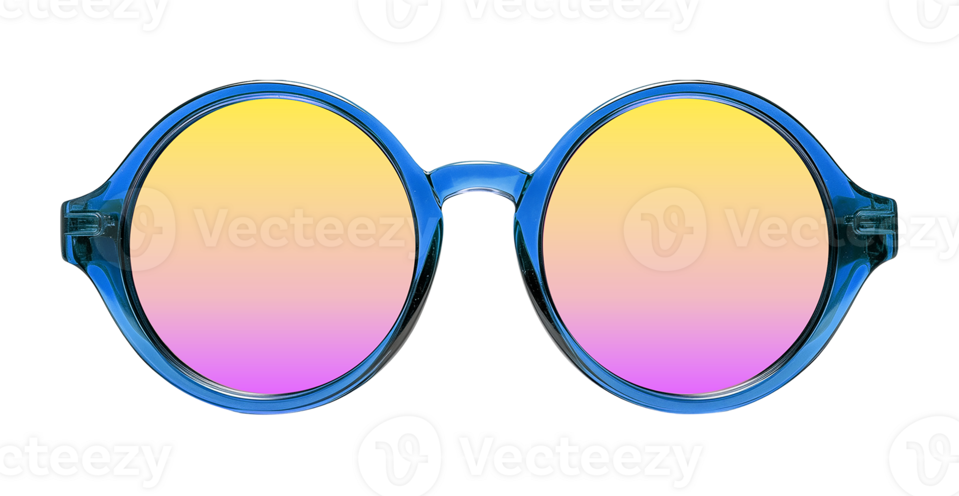 Glasses for Summer With Translucent Lens Isolated on Transparent Background png