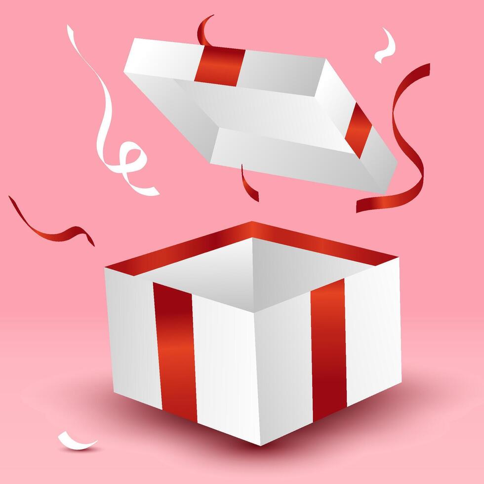 box shape seen from the front vector