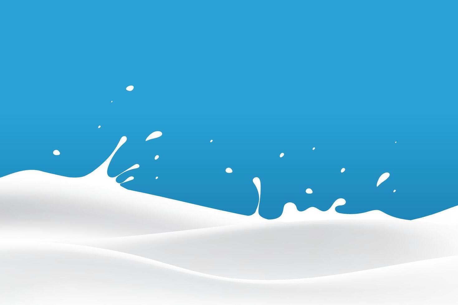 milk wave layer collection vector