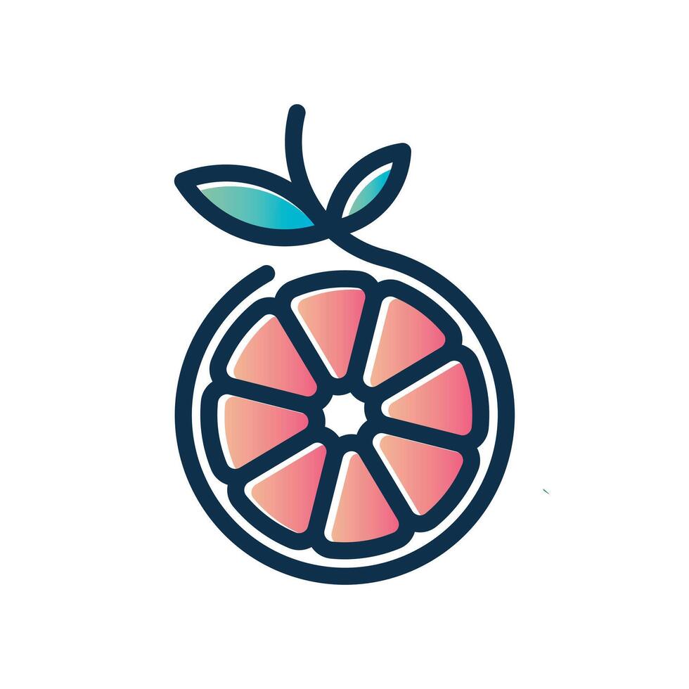 Modern Orange logo illustration design vector