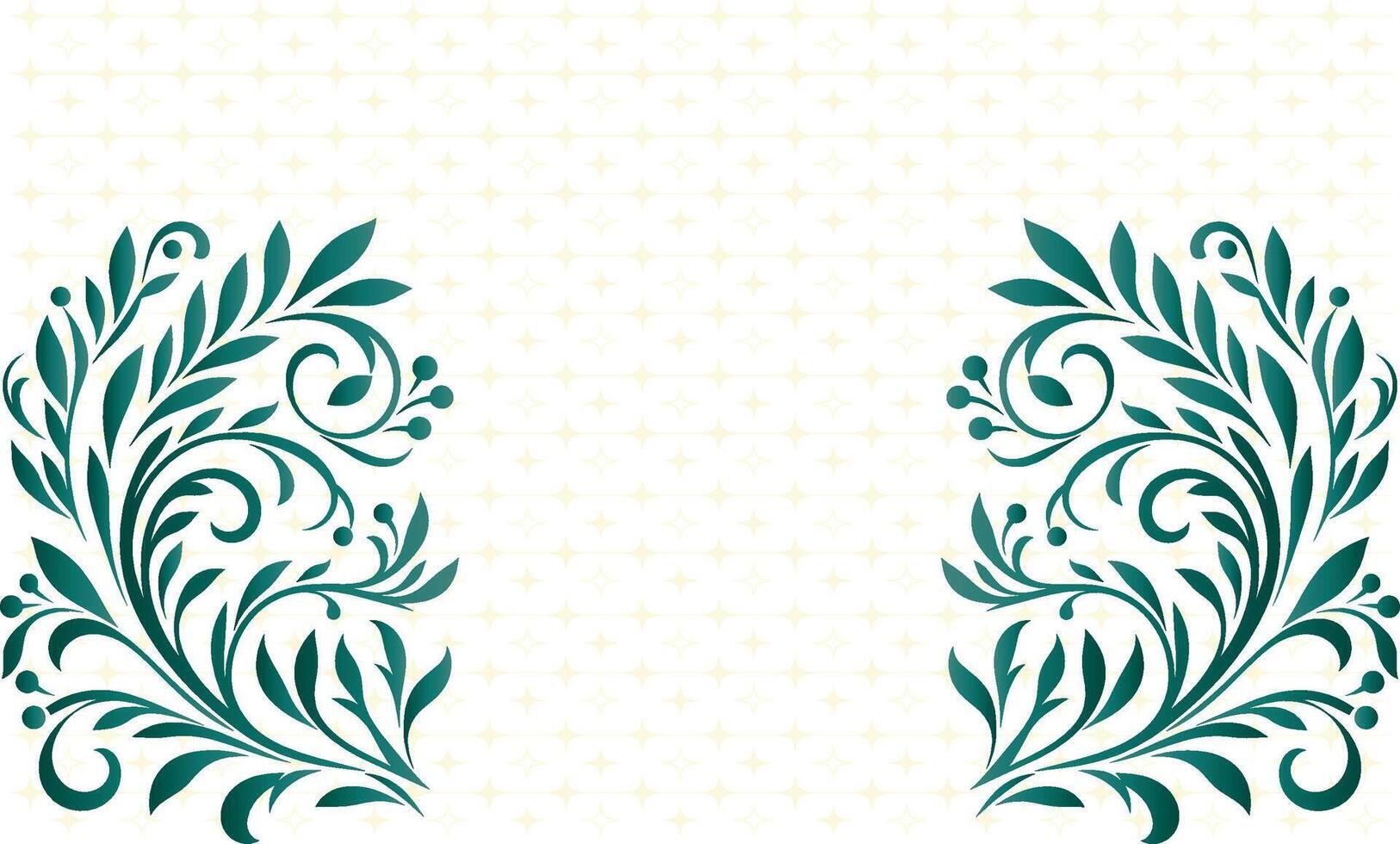 Elegant Abstract Floral Background with Geometric Patterns and Curves for Modern Design and Vintage Decoration Concepts vector