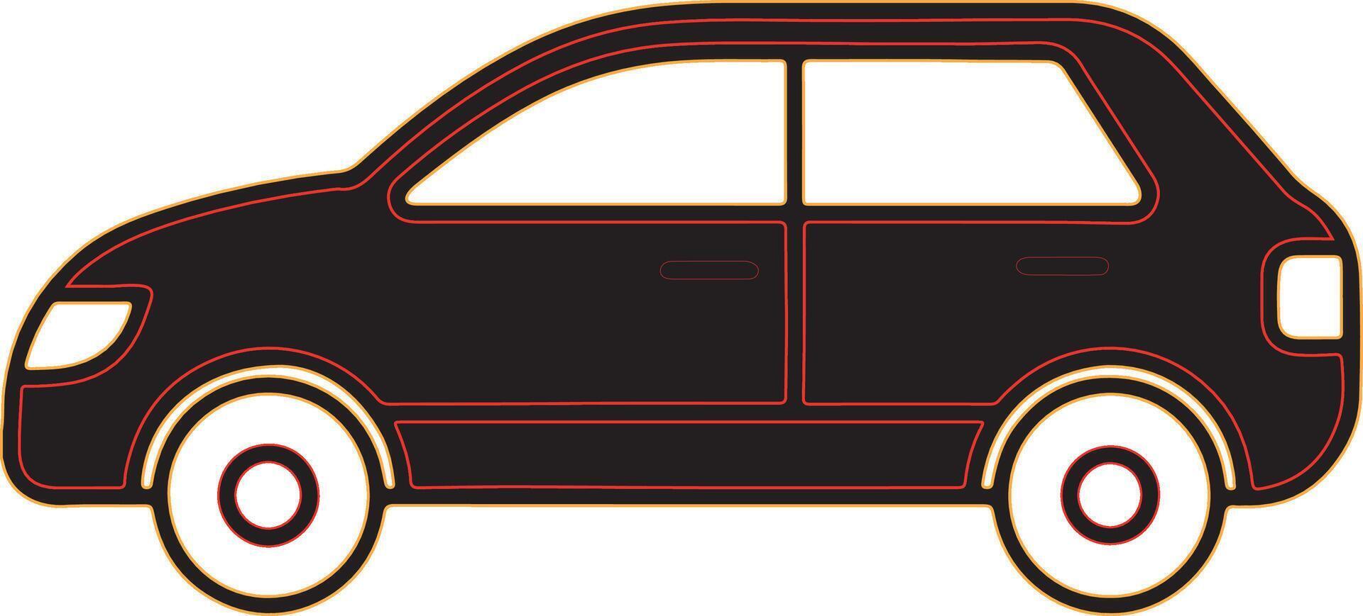 Flat Car icon vector
