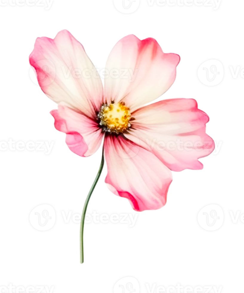 cosmos flower on transparent background png