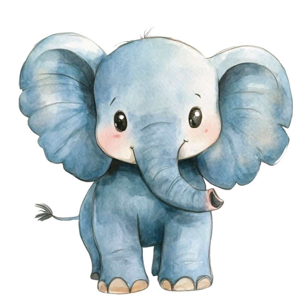 An elephant with a big smile on its face png