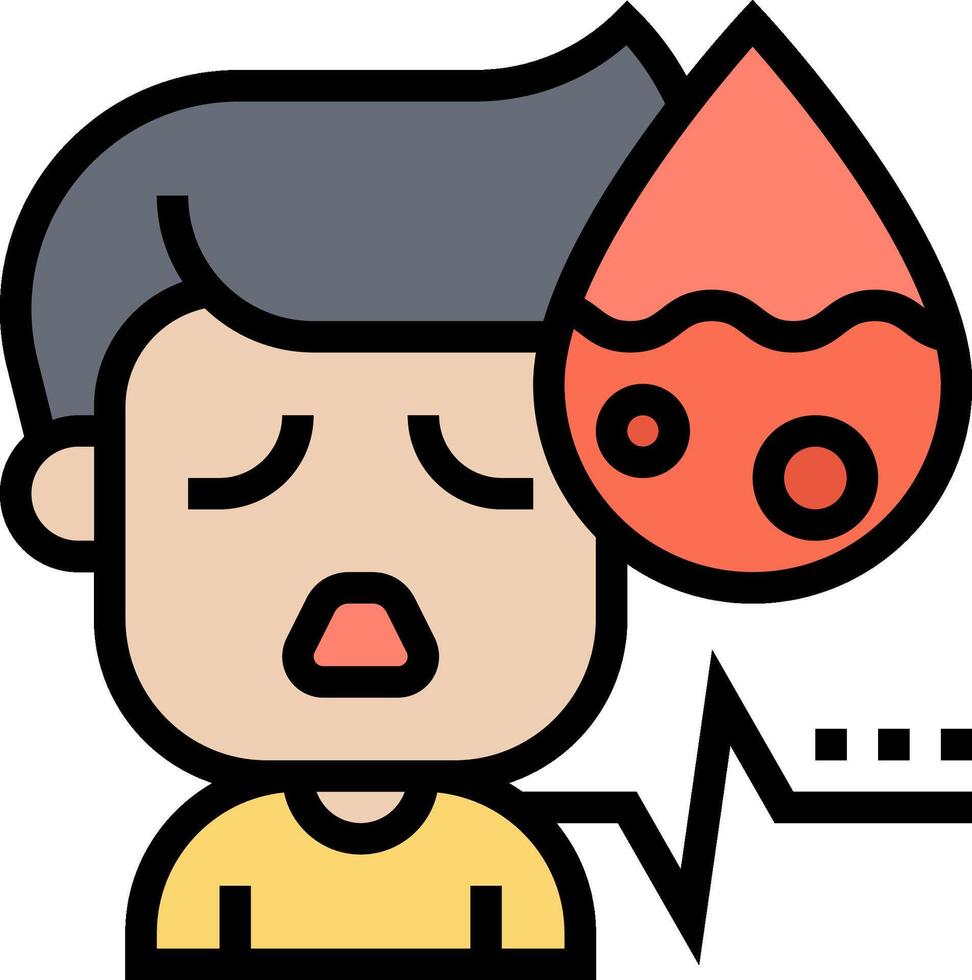 anemia illustration design vector