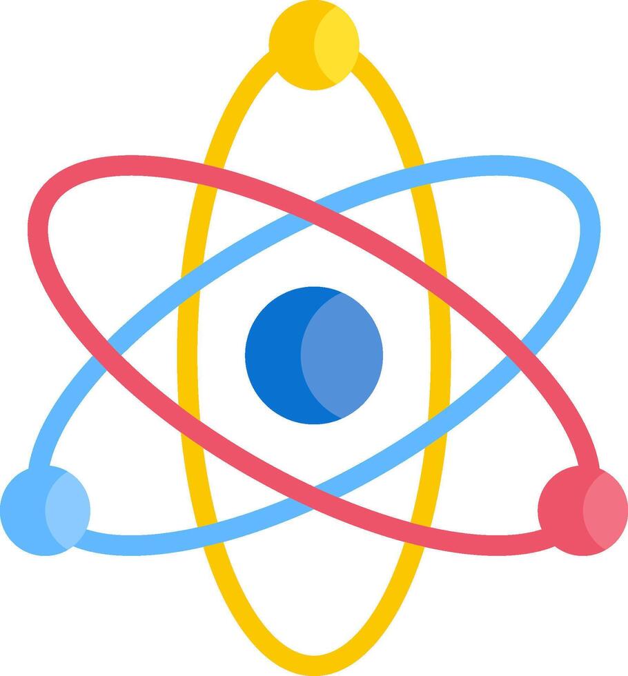 atom illustration design vector