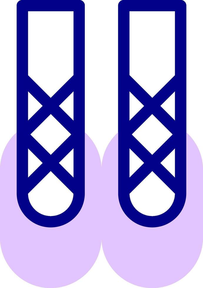 ballet shoes illustration design vector