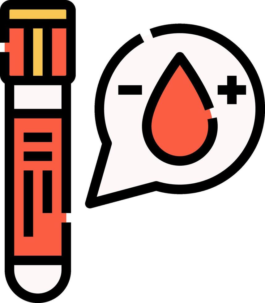 blood test illustration design vector