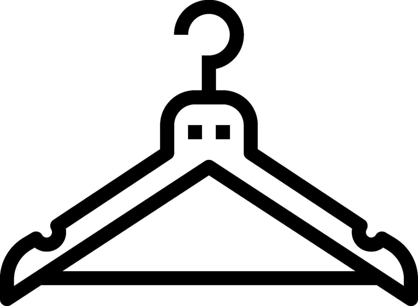 clothes hanger illustration design vector