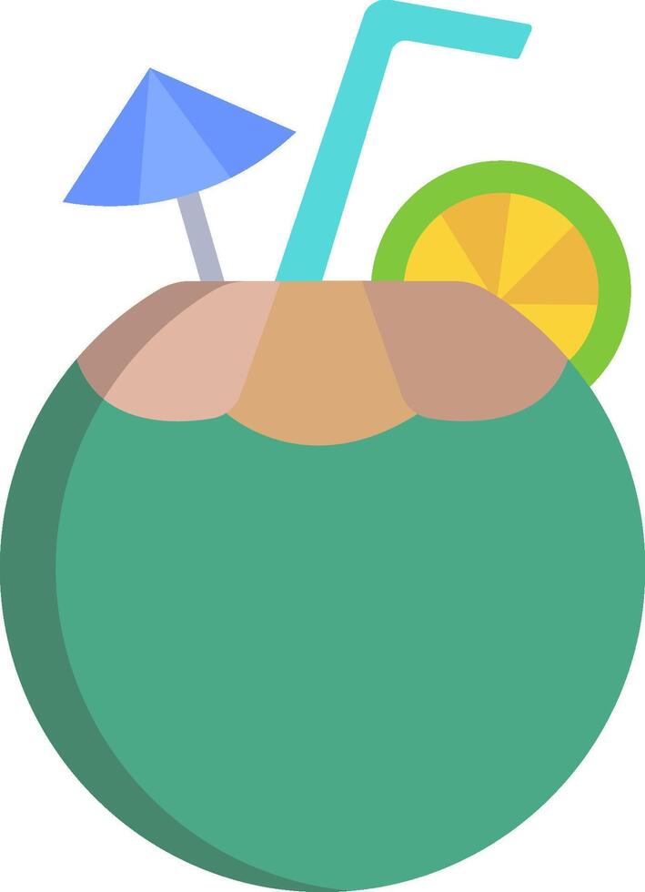 coconut illustration design vector