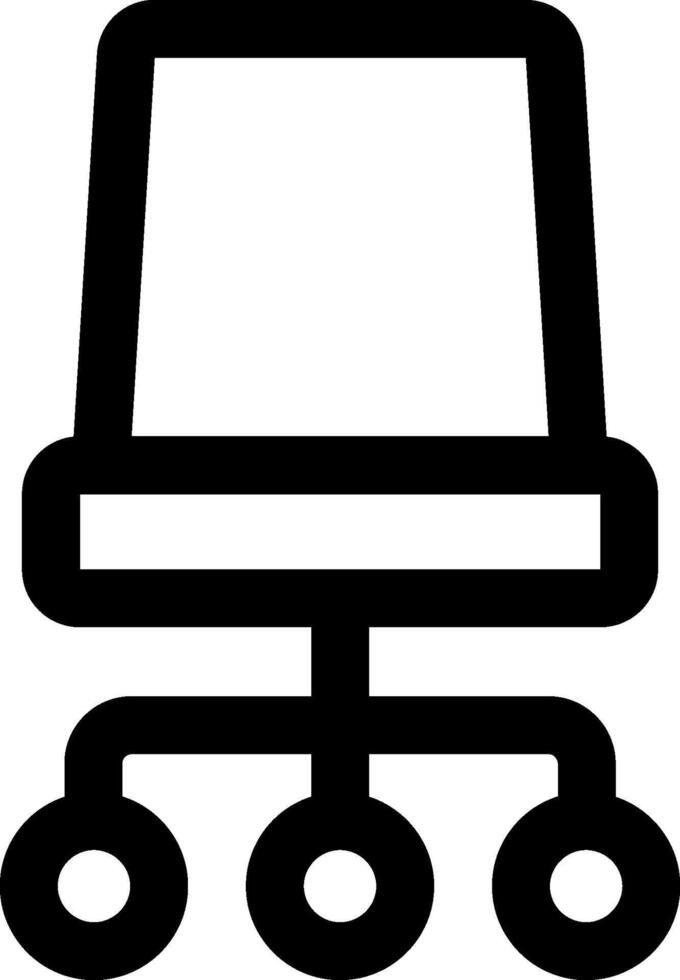 desk chair illustration design vector