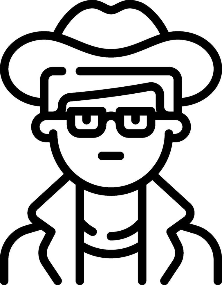 detective illustration design vector