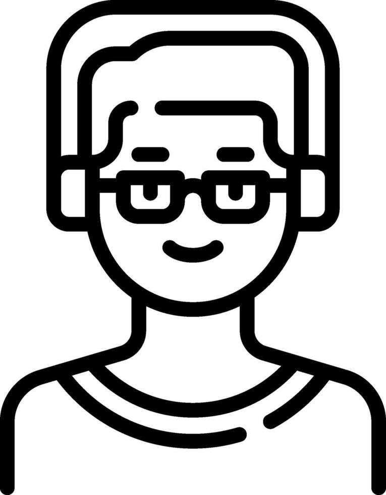 DJ illustration design vector