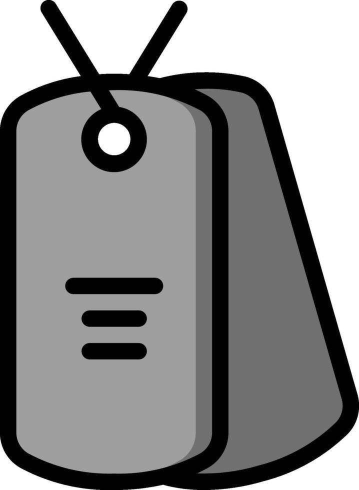 dog tag illustration design vector