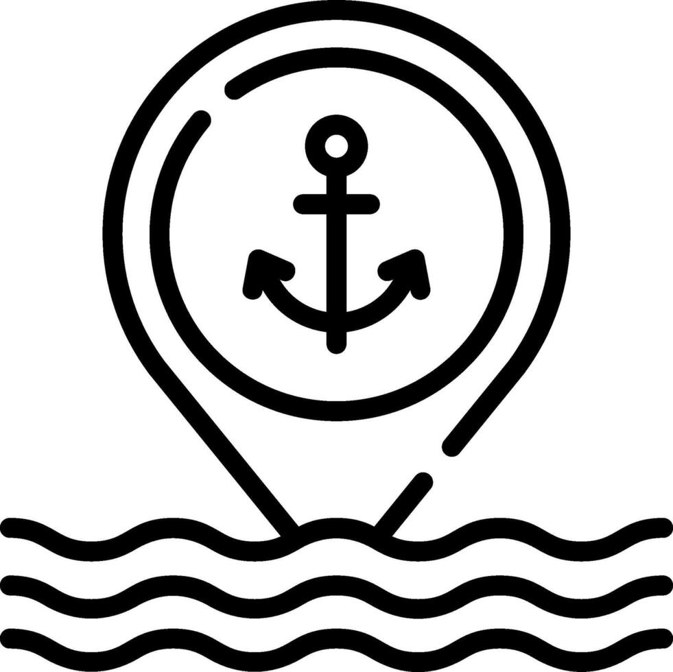 anchor illustration design vector