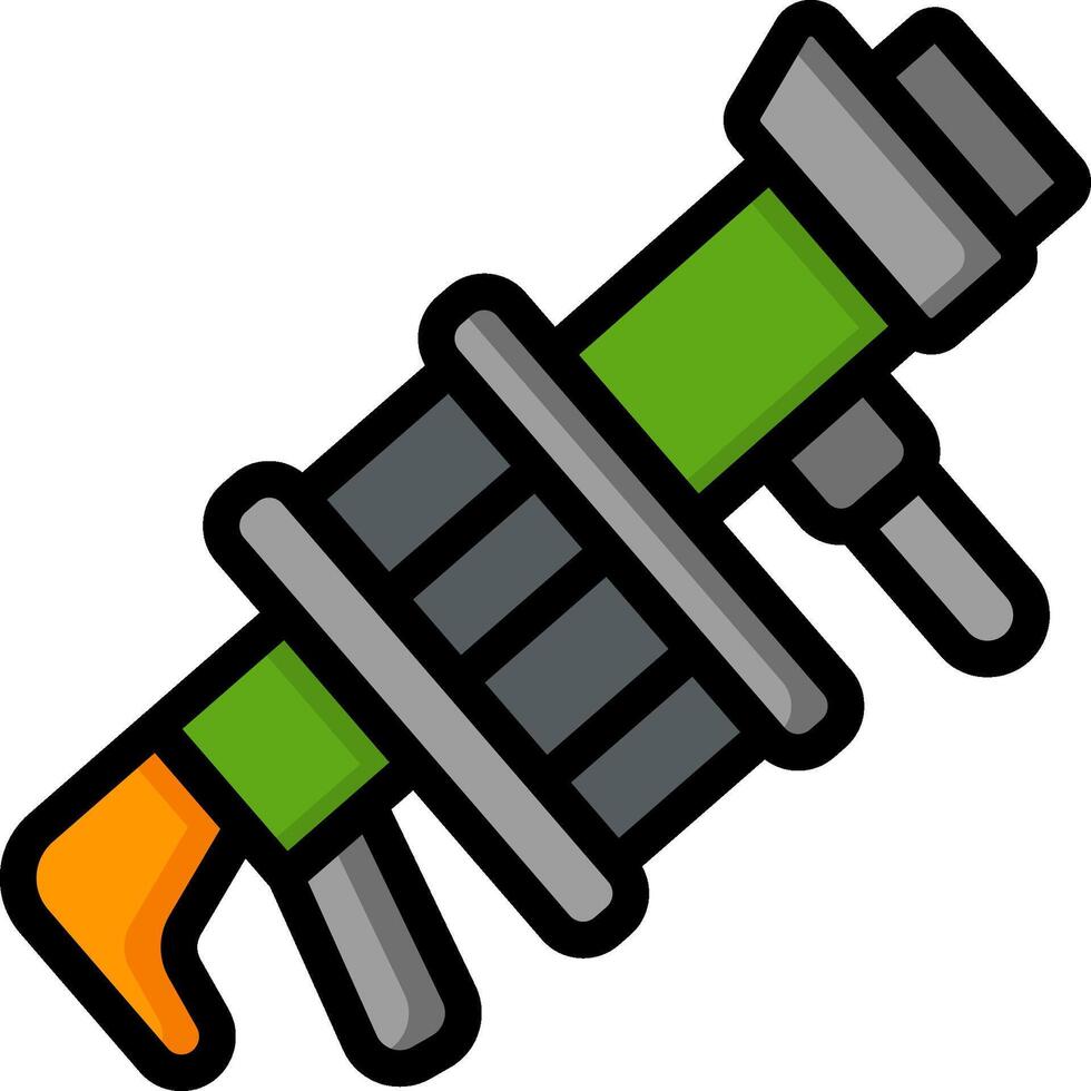 grenade launcher illustration design vector
