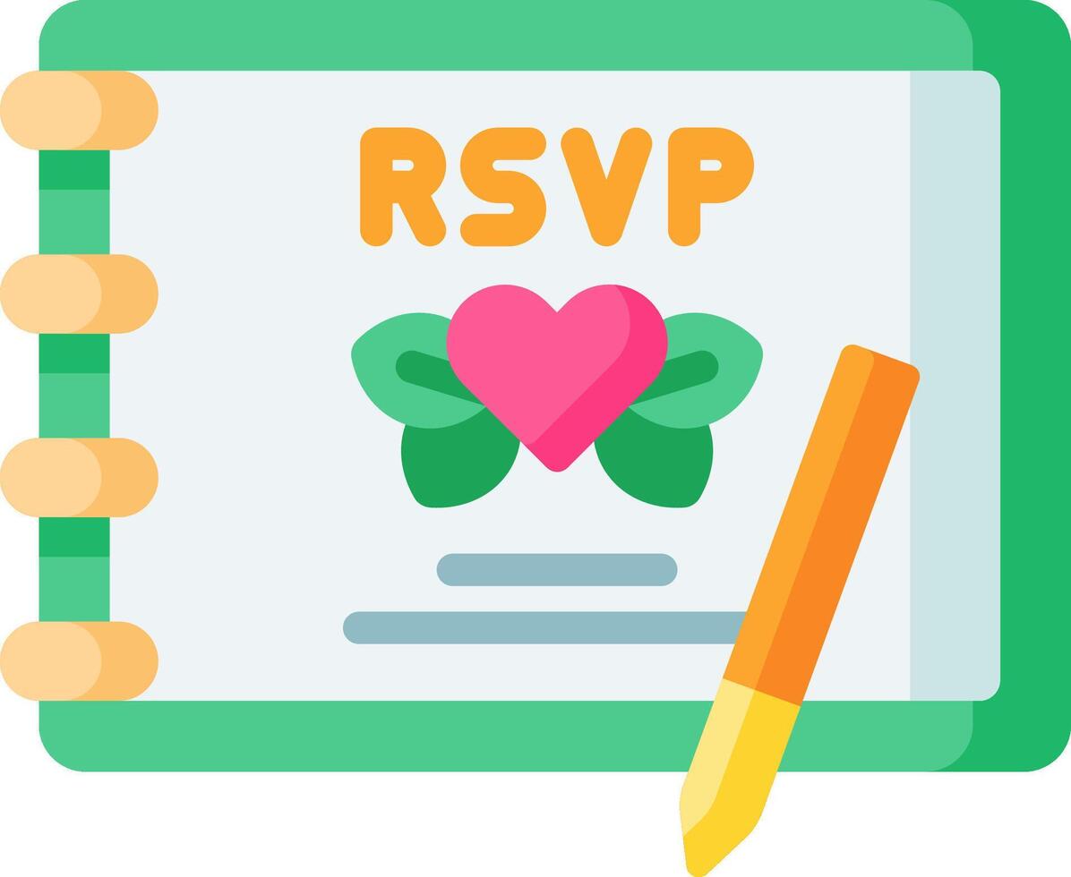 guests book illustration design vector