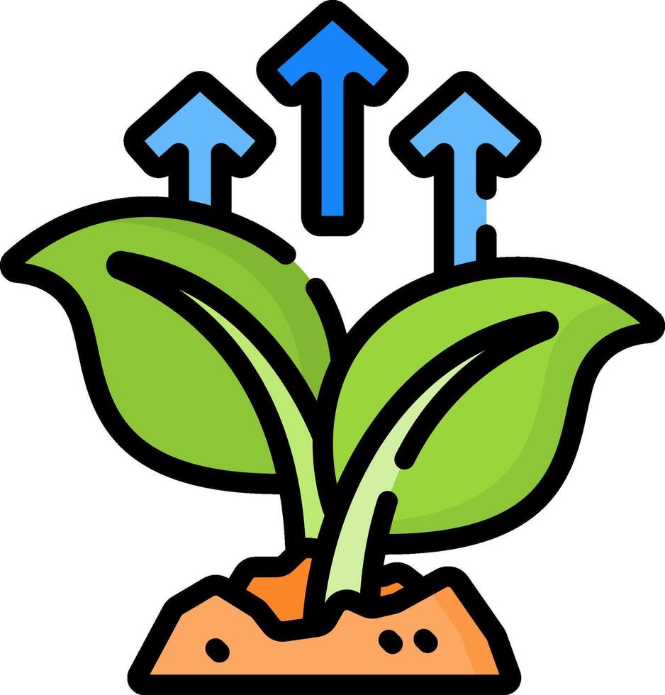 growth illustration design vector