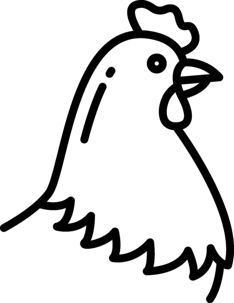 hen illustration design vector